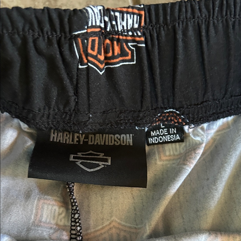 Harley-Davidson Black Long Sleeve Pajama Set - Picture 5 of 8